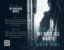 Print book cover of Whatever My Brother Wants by Neve Nox